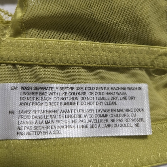 New Zoey Lace Olive Bralette / Size L - Picture 11 of 12